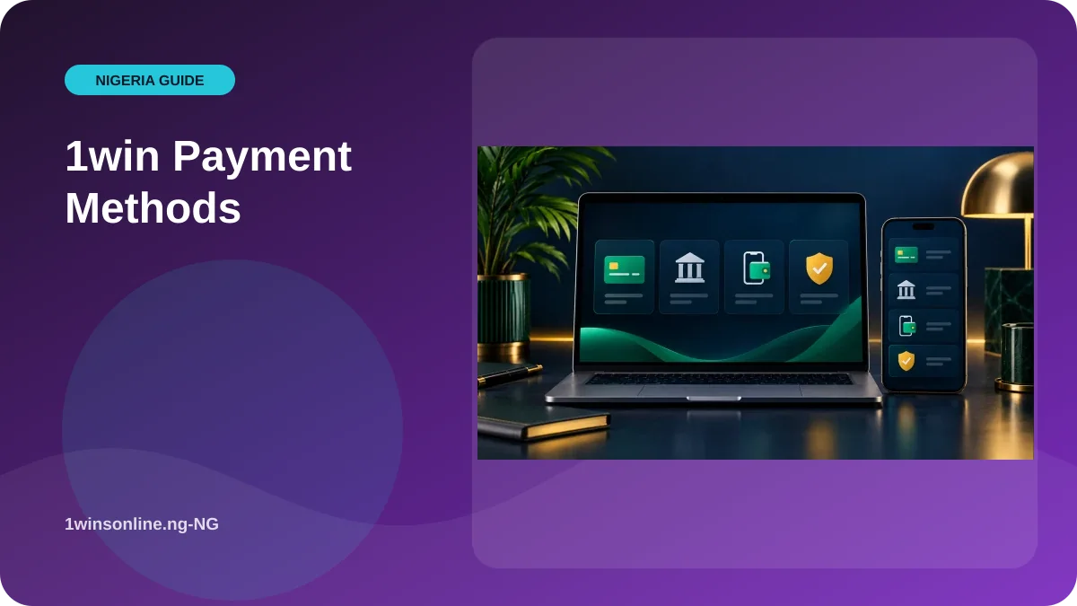 1win Payment Methods illustration