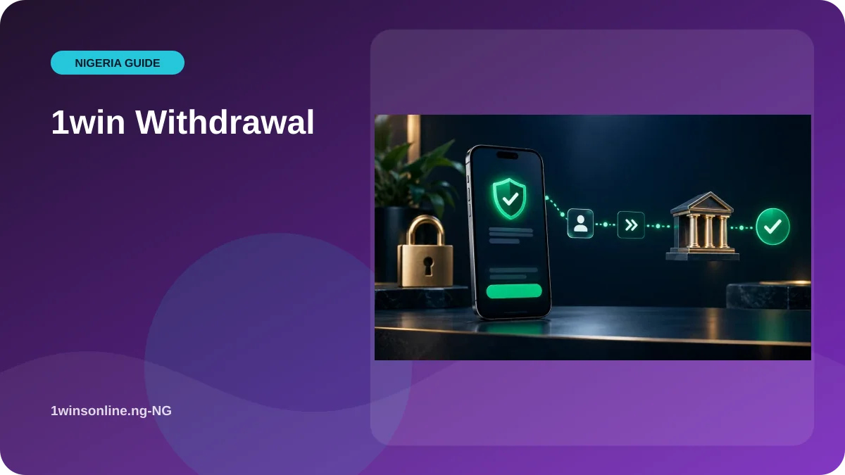 1win Withdrawal illustration